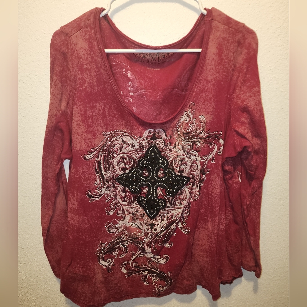 Maurices premium long sleeve shirt, size 2